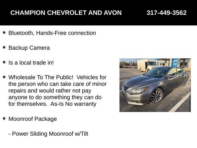 2016 Nissan Altima 2.5 SL