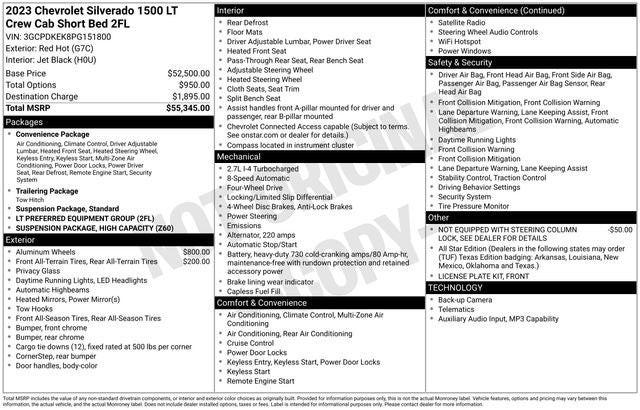 2023 Chevrolet Silverado 1500 LT