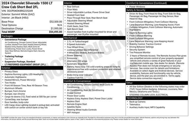 2024 Chevrolet Silverado 1500 LT (2FL)