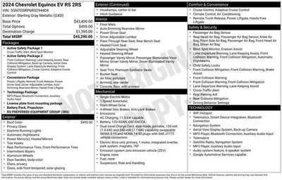 2024 Chevrolet Equinox EV 2RS