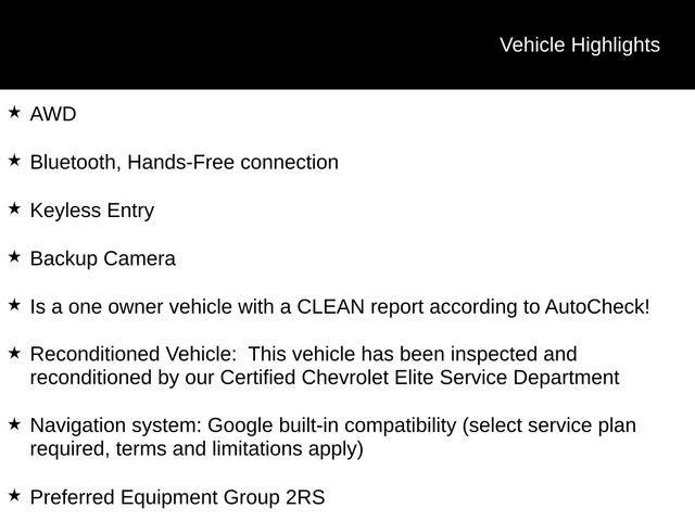 2025 Chevrolet Equinox EV RS