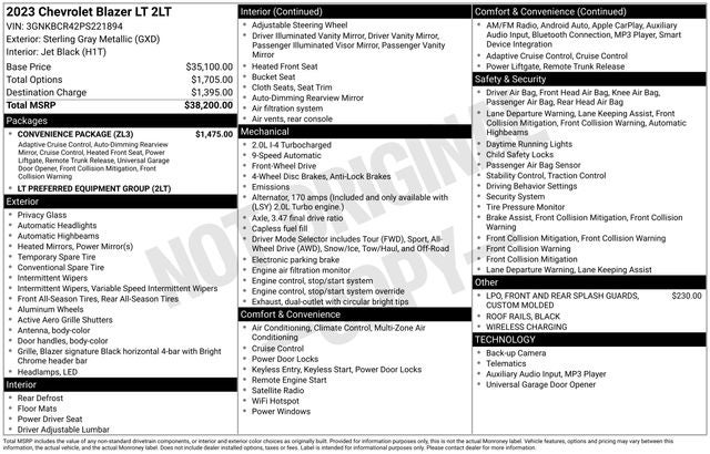 2023 Chevrolet Blazer LT