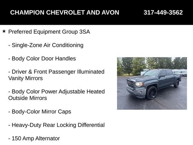 2017 GMC Sierra 1500 SLE