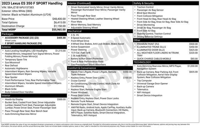 2023 Lexus ES 350 F Sport