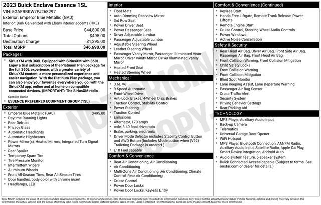 2023 Buick Enclave Essence