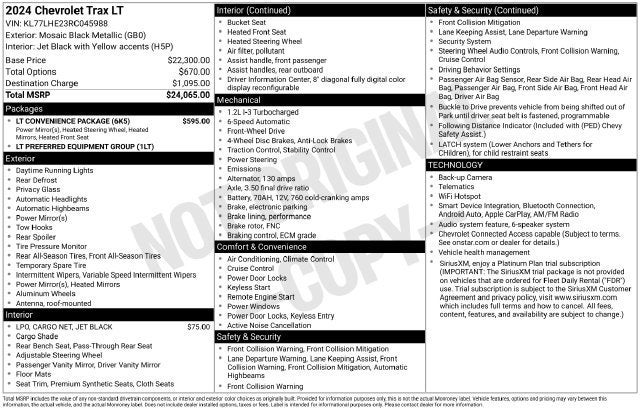 2024 Chevrolet Trax LT