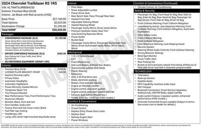 2024 Chevrolet Trailblazer RS